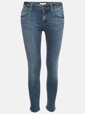 ✨ Vintage Burberry Brit Blue Denim Bexton Skinny Jeans M Waist 27" ✨ RARE FIND✨